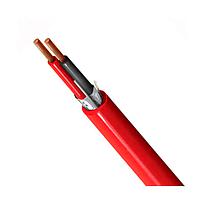 Cable Sistema Alarma contra Incendio 2 x 16AWG, conductor de cobre solido, aislamiento Polipropileno, blindaje con cinta de aluminio al 100%, cubierta PVC color rojo, 300V, 75°C, Riser FPLR - BELDEN