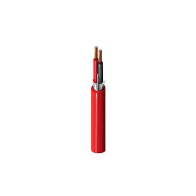 Cable Sistema Alarma contra Incendio 2 x 16AWG, conductor de cobre solido, aislamiento Polipropileno, cubierta PVC color rojo, 300V, 75°C, Riser FPLR - BELDEN