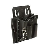 Portaherramientas de 10 bolsillos con broche para cuchillo