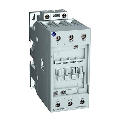 100-E MCS-E CONTACTOR, 65A, AC3 DUTY, 100-250V AC 50/60HZ / 100-250V DC ELECTRONIC COIL, 0 N.O.  0 N.C.
