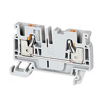 1492-P PUSH-IN TERMINAL BLOCKS , 4 MM² (AWG 26 - AWG 10) , 30 A , FEED-THROUGH , SINGLE LEVEL ,1 POINT ON EACH SIDE PER CIRCUIT
