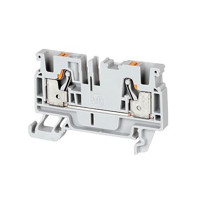 1492-P PUSH-IN TERMINAL BLOCKS , 4 MM² (AWG 26 - AWG 10) , 30 A , FEED-THROUGH , SINGLE LEVEL ,1 POINT ON EACH SIDE PER CIRCUIT