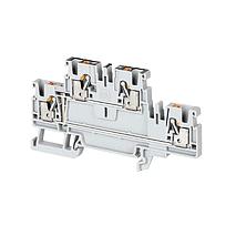 IEC FEED-THROUGH PUSH-IN TERMINAL BLOCK