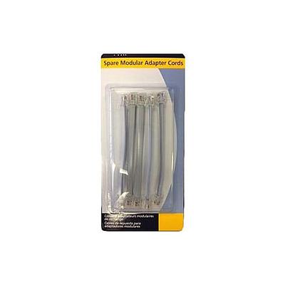 SPARE MODULAR ADAPTER 4/6-WIRE CORDS, FIVE PACK