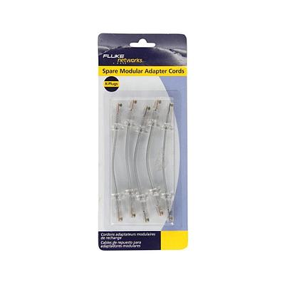 SPARE MODULAR ADAPTER K-PLUG 8-WIRE CORDS, FIVE PACK