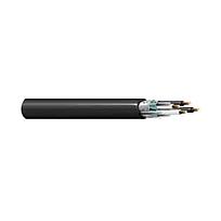 BELDEN Cable 4 pares 16 AWG, PVC-Nylon, blindaje 100%, TC-ER 600 V, chaqueta negra, RoHS