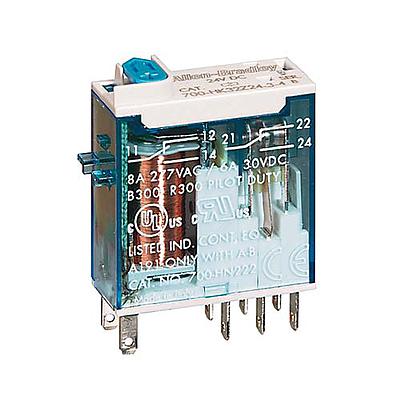 ROCKWELL AUTOMATION 700HK, 120VAC, SLIM, RELAY, DPDT, 8 A, - 700HK32A1