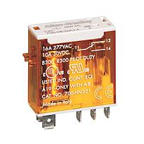 ROCKWELL AUTOMATION 700H, 24V DC,   RELEVADOR SLIM, DPDT, 16 A, PILOT LIGHT, - 700HK36Z244