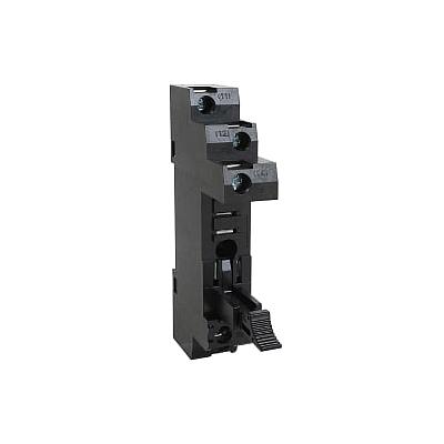 700-H General Purpose Accessories, Mini 8-Blade Base Socket with 5A rating, Screw Terminals, Guarded Touch Safe Terminal Construction, 700-HN122