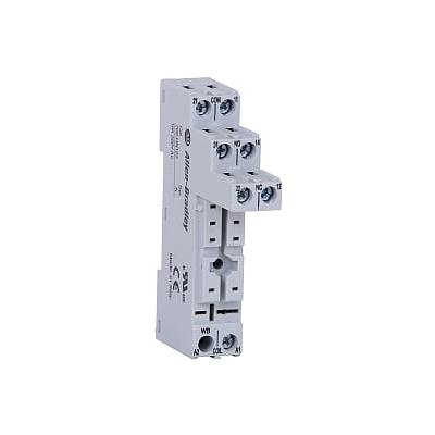 Socket miniatura de 8 pines para uso con relés de 2 polos 700HN123