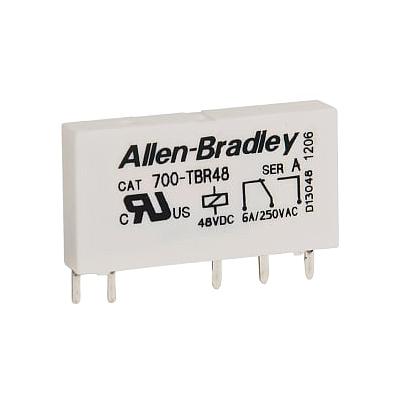 ROCKWELL AUTOMATION 700, Relevador Electromecánico, 1 Polo Doble Tiro, Voltaje de Control 24Vdc, para base tipo clema - 700TBR24
