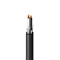 BELDEN Cable 1 par 16 AWG, PVC, blindaje 100%, PLTC/ITC 300 V, chaqueta negra, RoHS
