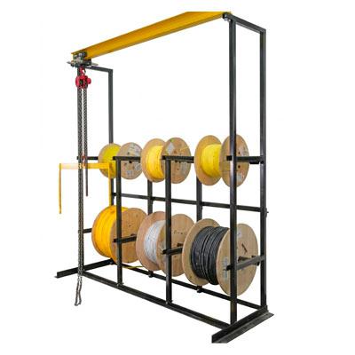 HOIST &amp; TROLLEY FOR REEL RACK