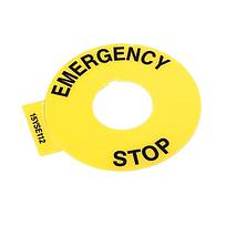 Allen Bradley Emergency Stop etiqueta