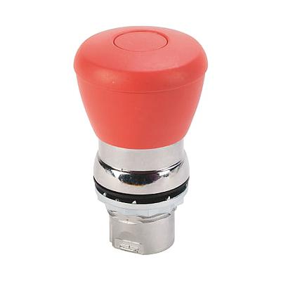 ROCKWELL AUTOMATION 800F, 22mm, TIPO HONGO, ROJO,  Twist To Release, METALICO,  E-Stop - 800FMMT44