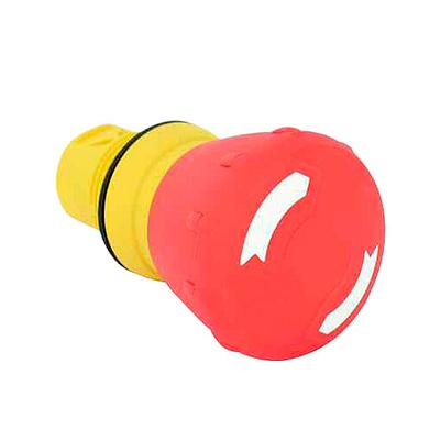 ROCKWELL AUTOMATION 800F, 22mm, TIPO HONGO, ROJO,  Twist To Release, PLASTICO,  E-Stop - 800FPMT44