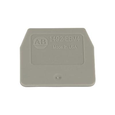 IEC End Barrier, 1.5 x 31 x 27.7mm