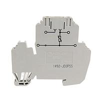 IEC 2Ckt Plug-In Blk w/ Surge Supp 2.5mm