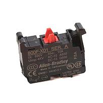 ROCKWELL AUTOMATION 800F, 22mm,  CONTACTO NC, - 800F-X01