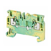 1492-P PUSH-IN TERMINAL BLOCKS , 2.5 MM² (AWG 28 - AWG 12) , NOT APPLICABLE , GROUNDING BLOCK , SINGLE LEVEL ,1 POINT ON EACH SIDE PER CIRCUIT