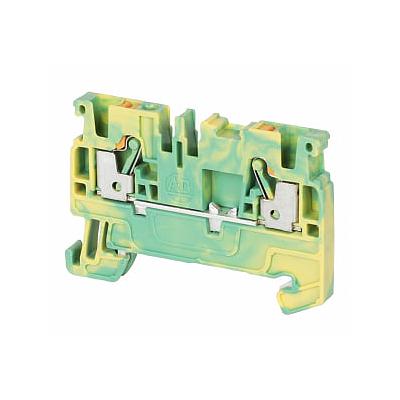 1492-P PUSH-IN TERMINAL BLOCKS , 2.5 MM² (AWG 28 - AWG 12) , NOT APPLICABLE , GROUNDING BLOCK , SINGLE LEVEL ,1 POINT ON EACH SIDE PER CIRCUIT
