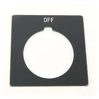 30mm 800H ON Grey Legend Plate