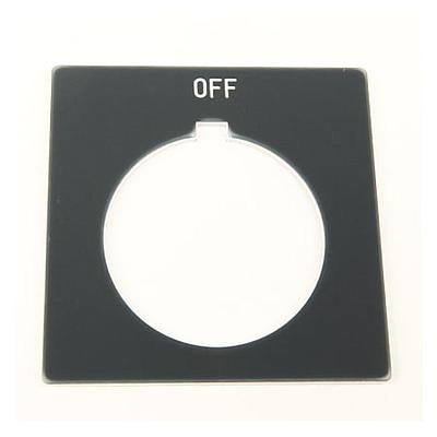 30mm 800H ON Grey Legend Plate