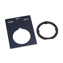 30mm 800H HAND-OFF-AUTO Grey Leg. Plate