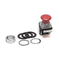 ROCKWELL AUTOMATION 800T, 30mm, Push-Pull, TIPO HONGO (40mm),  ROJO, 1N.C.L.B. 1 N.O. - 800TFXT6A1