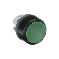 MP1-10G Botón pulsador verde momentáneo no ilum. rasante, agregar holder, contactos Serie Modular