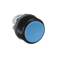 MP1-10L Botón pulsador azul momentáneo no ilum. rasante, agregar holder, contactos Serie Modular