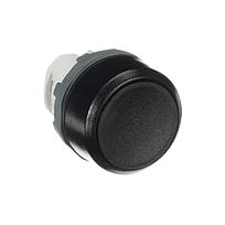 MP1-10B Botón pulsador negro momentáneo no ilum. rasante, agregar holder, contactos Serie Modular