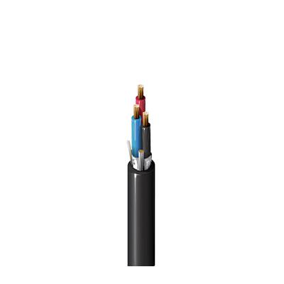 UL Instrumentation, 4 Triad 16AWG (7x24) Bare Copper, PVC-NYL Insulation E1 Color Code, Individual &amp; Overall Beldfoil® Shield, Black PVC Outer Jacket, 600V TC-ER 150V NPLF 90C Dry/Wet SUN RES DIR BUR