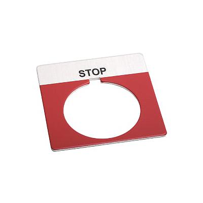 30mm 800T STOP-START Legend Plate