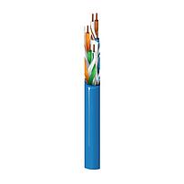 Category 6+ Enhanced Premise Horizontal Cable (350MHz), 4 Pair, 23 AWG Solid Bare Copper Conductors, U/UTP, Haloarrest® LSZH Jacket Blue