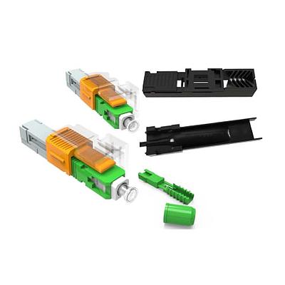 35400061 KIT CON 10 CONECTORES OPTICOS DE CAMPO SM SC-APC EZ! CONNECTOR PARA CABLE CIRCULAR 3MM