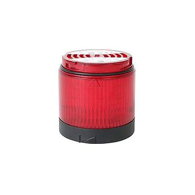 856T 70 MM LIGHT MODULES, BLACK HOUSING COLOR, STEADY LED, RED OUTPUT COLOR, STANDARD LENS FINISH