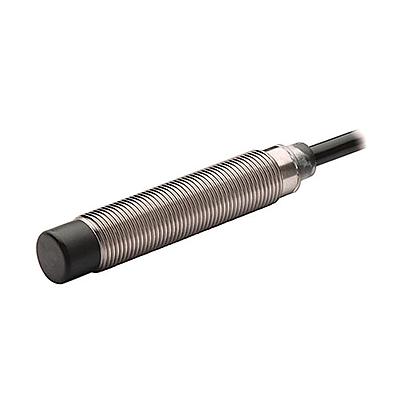 Proximity Sensor, 3-Wire DC Standard Barrel, 8mm Diameter, Tubular:White Bronze Plated Brass, Standard, 2mm Sensing Distance, Shielded, N.O., Source (PNP) Output, 2M PVC Cable