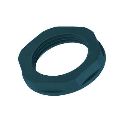 1" NYLON NPT LOCKNUT BLACK
