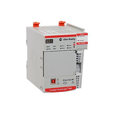 Controlador Compact GuardLogix SIL 2, Rockwell Automation, 8 MB, 31 I/O, 28 ejes, 150 nodos - 5069-L380ERMS2