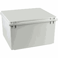 HOFFMAN Caja Plástico, polipropileno Gris Puerta articulada - A16148PHC