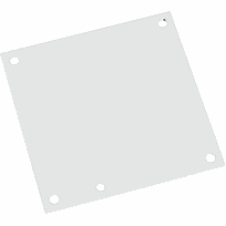 HOFFMAN Paneles para caja de conexiones, para 6x6, blanco, acero - A6P6