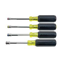 Juego desarmadores: 1/4", 5/16", 3/8", 7/16"