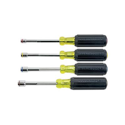 Juego desarmadores: 1/4", 5/16", 3/8", 7/16"