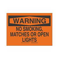 Brady 69600 Letrero De No Fumar, Naranja, B-120
