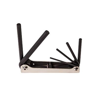 Jgo 5 llaves hex plegables métricas