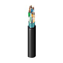BELDEN Cable 1 par 18 AWG, PVC, blindaje 100%, PLTC/ITC 300 V, chaqueta negra, RoHS