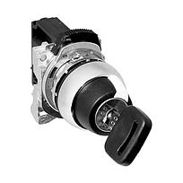 Switch selector con llave 800F, Rockwell Automation, metal, 2 posiciones - 800FM-KEM21R