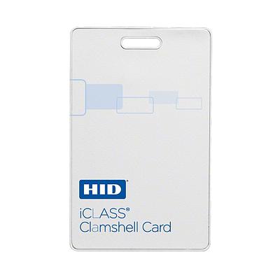 iCLASS SR (note: SR instead of SE is correct for this card) Clamshell Contactless Smart Card, 2k bit with 2 application areas, Minimum Ord