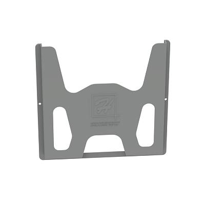 HOFFMAN Bolsillo para documentación, 12 x 12 pulg., Termoplástico, gris oscuro, reverso adhesivo - ADP2